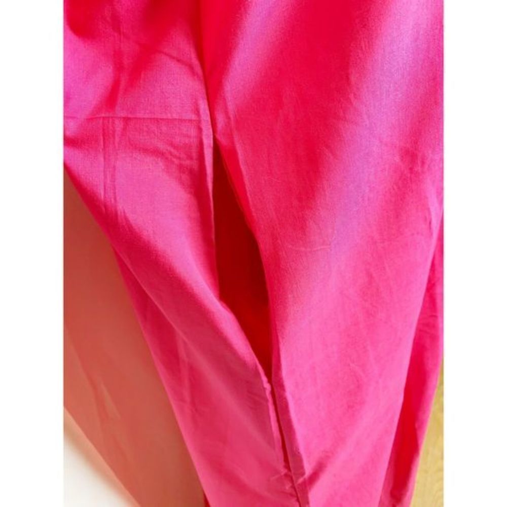 Womens Asian Cotton Blend Peacock Caftan Dress - Picture 4 of 7